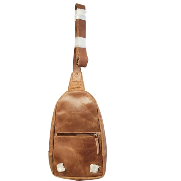 Bellvari Brown Leather Backpack - Picture 2 of 13